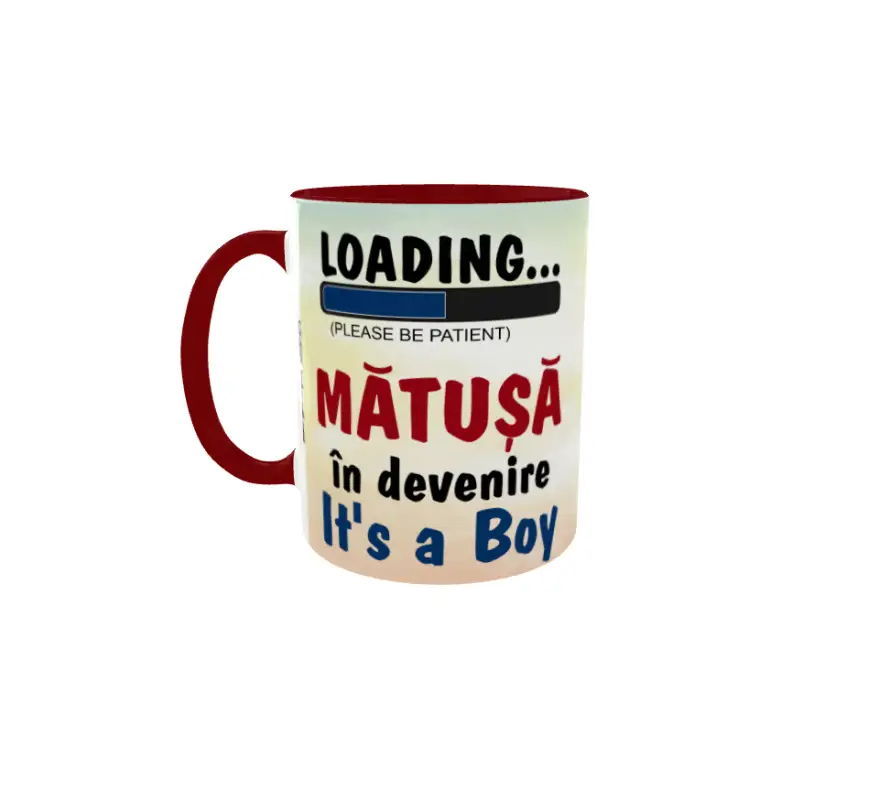 Matusa in devenire, model 2, cana ceramica, 330ml
